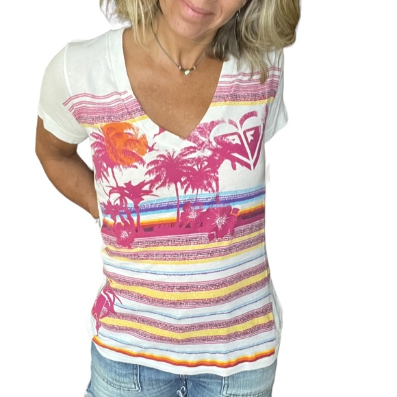 Roxy V-Neck Soft Size Small - Picture 3 of 8